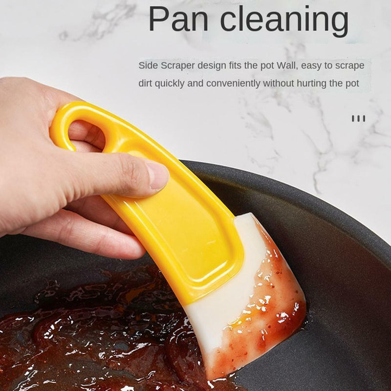 Silicone Pan Scraper Kitchen Utensil Cleaning Spatula Cooking Baking Tools best
