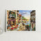 Oil Paint By Numbers Street Scene Frameless Picture Craft Kit for Living Room