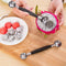 Kitchen Scoop Baller Ended Melon Double Ball Craft Maker Stainless Steel#