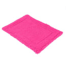 Plush Pet Hamster Cushion Mat Squirrel Blanket Guinea Pig Bed Pad(Rose Red)