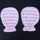 5Pair Soft Cotton Baby Gloves Four Seasons Gloves Newborn Safety Gloves Newly