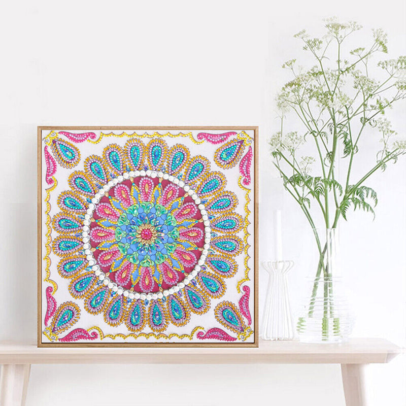 Special Shaped Diamond Painting DIY Mandala Rhinestone Picture (H026) Newly