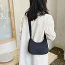 Fashion Solid Color Zipper Shoulder Bag Women Designer Purse Crossbody Bags