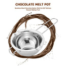 Stainless Steel Chocolate Butter Melt Pot DIY Kitchen Dessert Baking Tool Newly