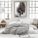 Toilet Elephant Oil Paint By Numbers Kits Canvas DIY Coloring Picture Craft