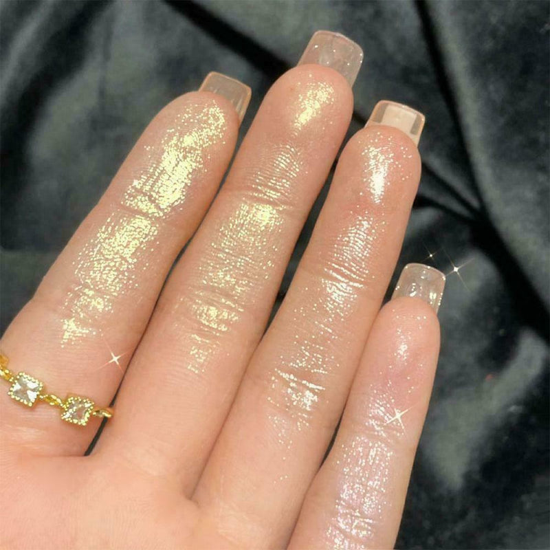 8 Colors Glow Highlighter Face Contour Blush Palette Body Makeup 2022, H3T E6B4