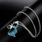 Exquisite Fashion Women Elegant Gift Cat Pendant Opal Necklace Chain Jewelry
