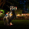 Dinosaur Eating Gnomes Garden Statue Outdoor Art Sculpture for Patio (S) Newly