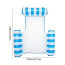 Swimming Pool Float Hammock Multi-Purpose Inflatable Lounge (Light Blue) Newly