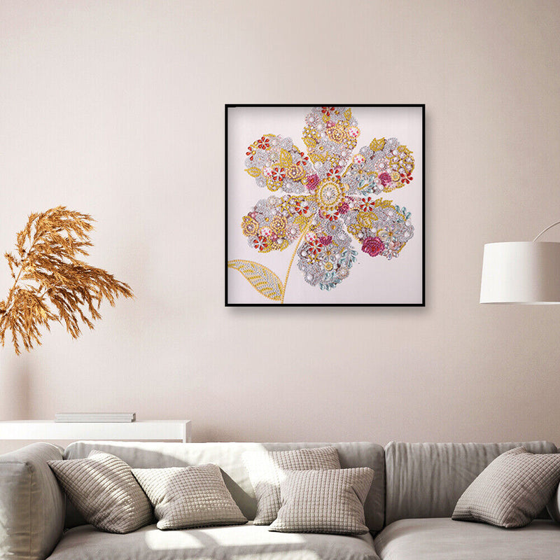 Special Shaped Flowers 5D DIY Diamond Painting Kit Part Drill Home Decor Craft