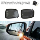26w Car Rearview Mirror Heating Defoggers Side Glass Warm Heaters Rear Window Pa