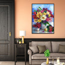 5D DIY Flower Special Shaped Diamond Painting Cross Stitch Kits Bedroom Wall Art