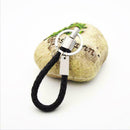 Men Black PU Leather Key Chain Ring Keyfob Car Keyring L6C0 Cha N9Q6 Key U5U1