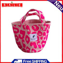 Fashion Pink Leopard Print Canvas Shoulder Bag Women Large Capacity Dead Handbag