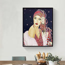 DIY Part Drill Special-shaped Diamond Painting Elegant Lady Mosaic (Y038)