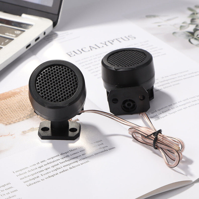 Car Tweeters 500W Mini Dome Treble Loudspeakers Car Audio Speakers 1 Pair Newly