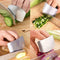 Kitchen Finger Hand Protector Guard Steel Chop Tool U9Z3 F1X7 Cook Slice Z2J8