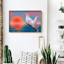 Diamond Painting 5D Full Round Drill Mosaic DIY Pigeon Kit Wall Decoration Cr