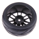 4pcs RC On Road Car Rubber Tires for 1/10 Universal Car Redcat Traxxas