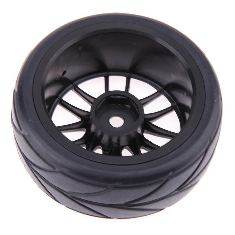 4pcs RC On Road Car Rubber Tires for 1/10 Universal Car Redcat Traxxas