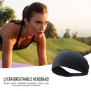 Outdoor Running Sports Headband Unisex Breathable Fitness Elastic Sweat Band