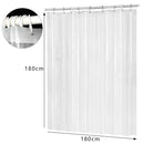 Transparent Bath Supplies Shower Curtain PEVA Plastic Water Splash Resistant
