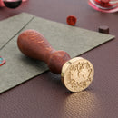 Easter Animal Pattern Wooden Handle Envelope Sealing Wax Scrapbooking Stamp