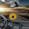 Ukrainian Flag Sunflower Car Pendant Auto Rearview Mirror Ornaments X8D0 E6B4