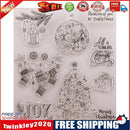 Christmas Ornaments DIY Scrapbook/Photo Album Craft Silicone Clear Stamps