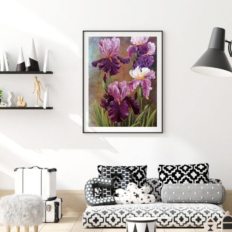 Oil Paint By Numbers Wall Art Posters Picture Craft Kit Gift Home Decoratio