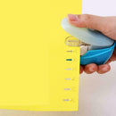 Stapleless Stapler Paper Portable School Office Supply 4 Staple-Free ABS B5Q4