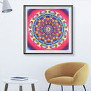 5D DIY Mandala Rhinestone Drawing Part Special Shaped Drill Diamond Paintin