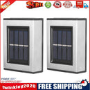 8pcs LED Solar Light Wall-Mounted Waterproof Garden Lamps (White Light)