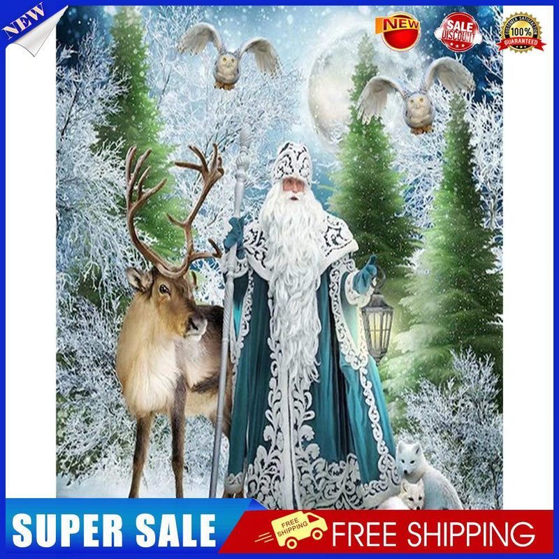 Santa Claus Oil Paint By Numbers Kits Canvas Drawing DIY Christmas (100350)