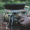 Stainless Steel Folding Backpacking Camping Stove Campfire BBQ Grill Rack Newly