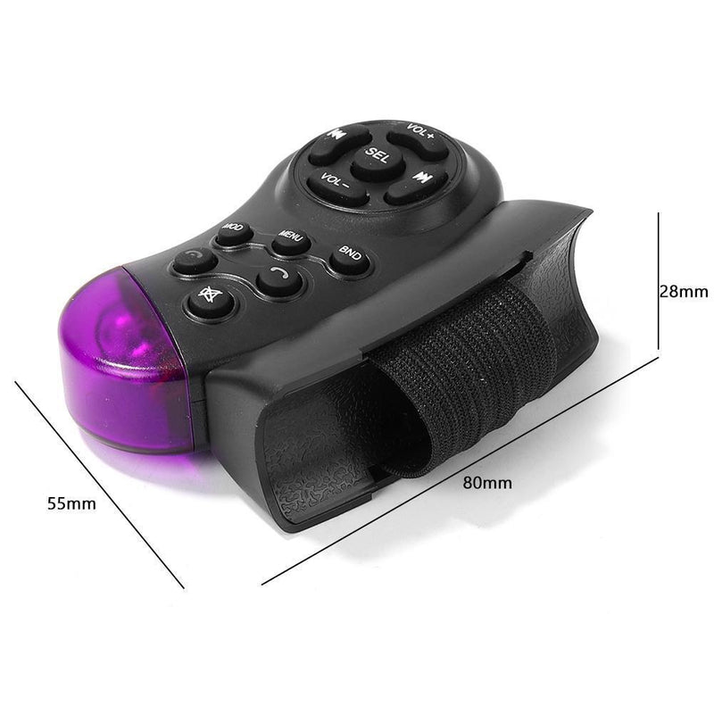 11-Key Car Steering Wheel Remote Control for Car Radio AAA Battery Operated