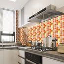 Retro Floor Tiles Wall Stickers Self-adhesive Decals for Kitchen (MSC060) Newly
