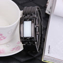 Lovers Steel Blue Luminous LED Electronic Display Watch (Black)(Men) Newly