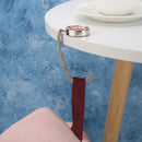 Portable Metal Foldable Bag Hook Handbag Holder Purse Hanger (CAFR03 Red)