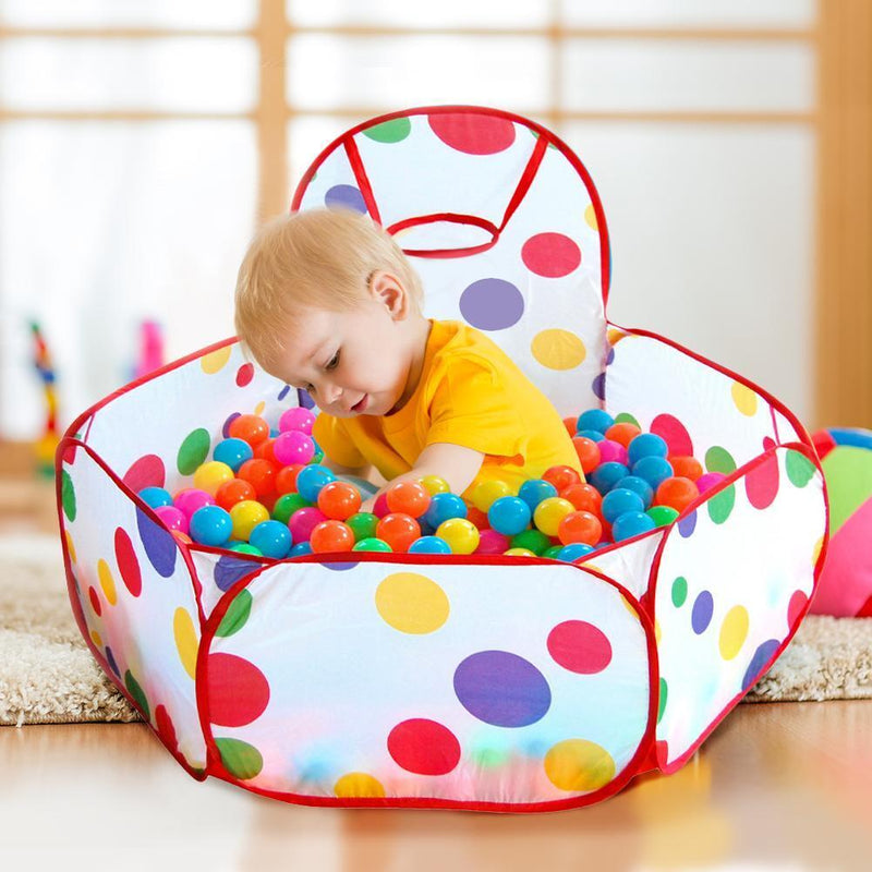 Baby Children Kids Outdoor Indoor Playing House Tent Pool+25pcs Ocean Balls