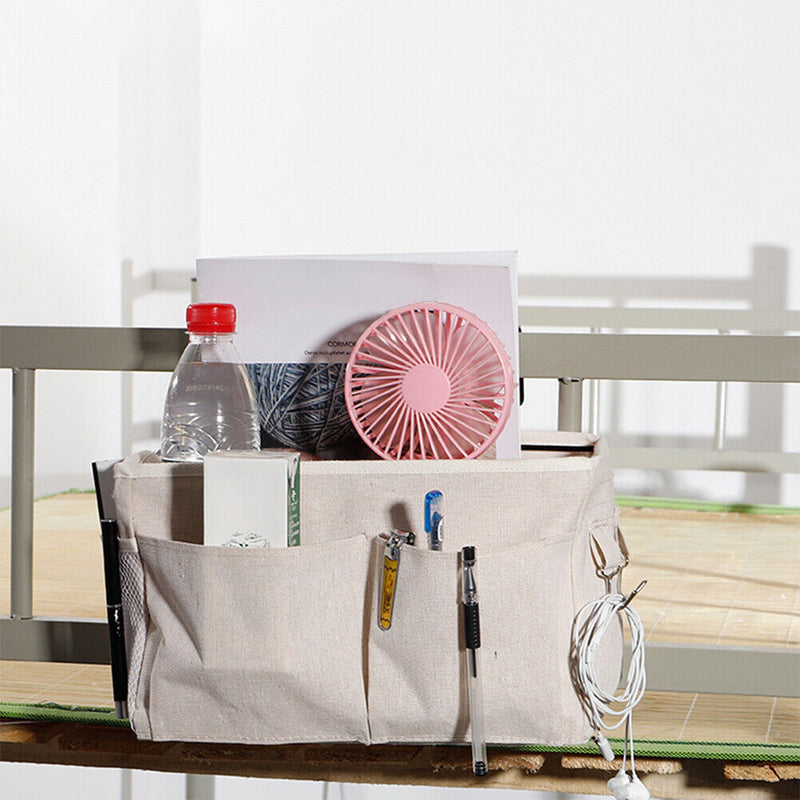 Caddy Hanging Organizer Bedside Storage Hanging Bag for Bunk Dorm Hospital Be