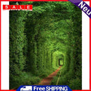 DIY Digital Picture Quiet Tunnel Frameless Oil Painting By Number Handicrafts