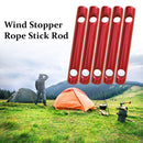 Awning Rope Fastener Adjuster Wind Rope Buckle Runner Tent Stopper (4pcs) Newly