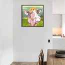 5D DIY Diamond Painting Cattle Full Round Drill Mosaic Rhinestone Picture Decor