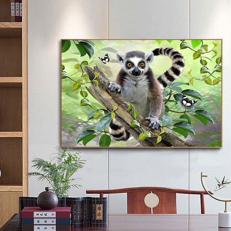 Full Drill Rhinestone Picture Craft DIY Animal 5D Mosaic Diamond Painting Poster