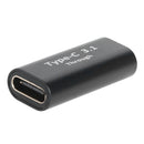 2pcs USB C Female to USB C Female Adapter PD Charging Data Sync Converter
