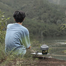 Aluminum Alloy Barbecue Grill Outdoor Camping Picnic Cooking Mini Desk Tools