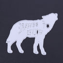 Wolf, Cutting the DIY Craft Stencils Decor Tool Set Sc