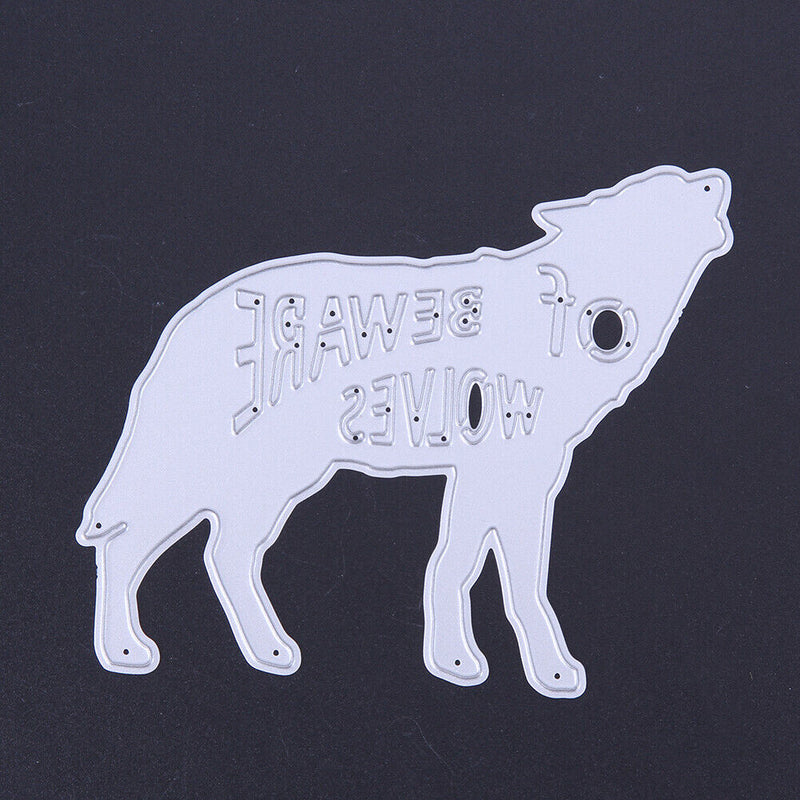 Wolf, Cutting the DIY Craft Stencils Decor Tool Set Sc