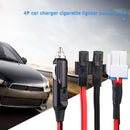 1.5m 30A Fuse 4Pin Short Wave Anti-Oxidation Extension Cable for ICOM IC-7000